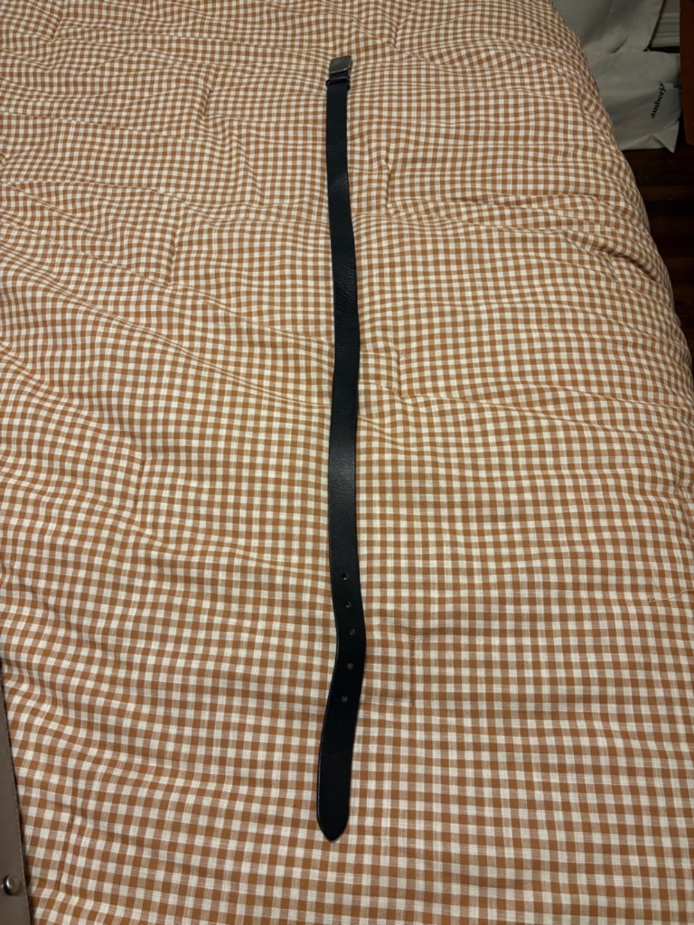 Classic Black Leather Belt Made in England 32